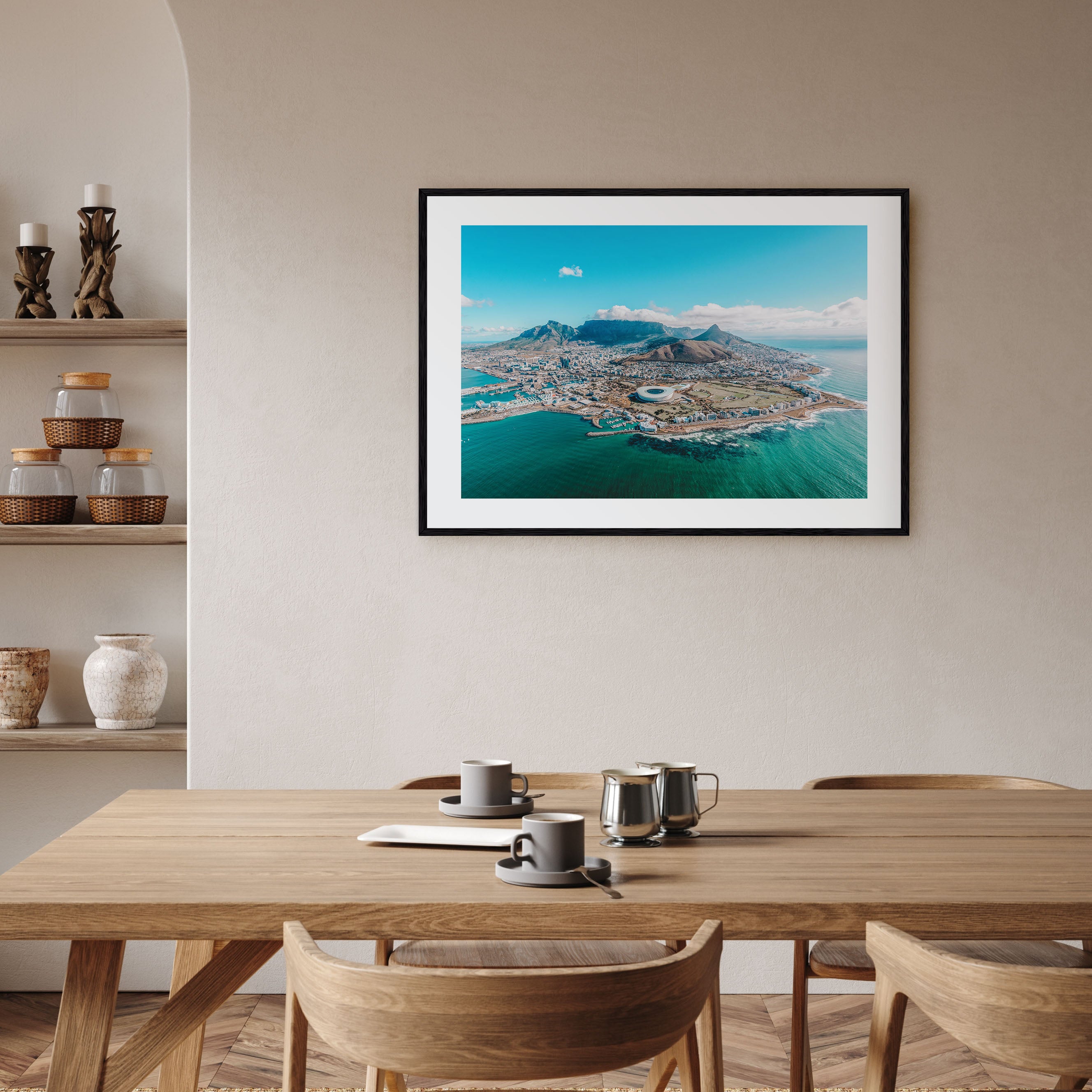 Cape Town Landscape Color Poster