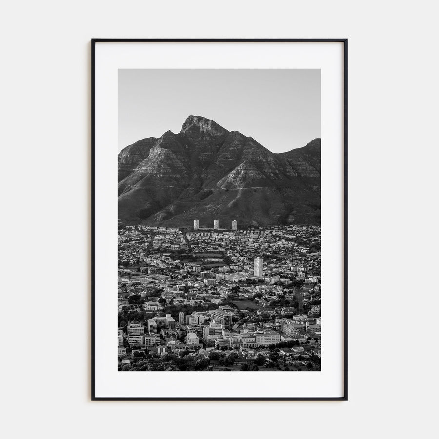 Cape Town Photo B&W No 2 Poster