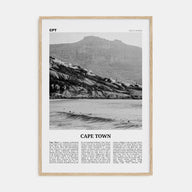 Cape Town Travel B&W No 2 Poster
