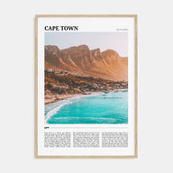 Cape Town Travel Color Poster