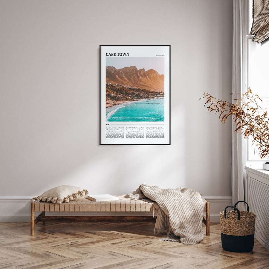 Cape Town Travel Color Poster
