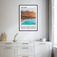 Cape Town Travel Color Poster