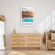 Cape Town Travel Color Poster