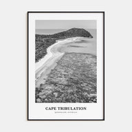 Cape Tribulation Portrait B&W Poster