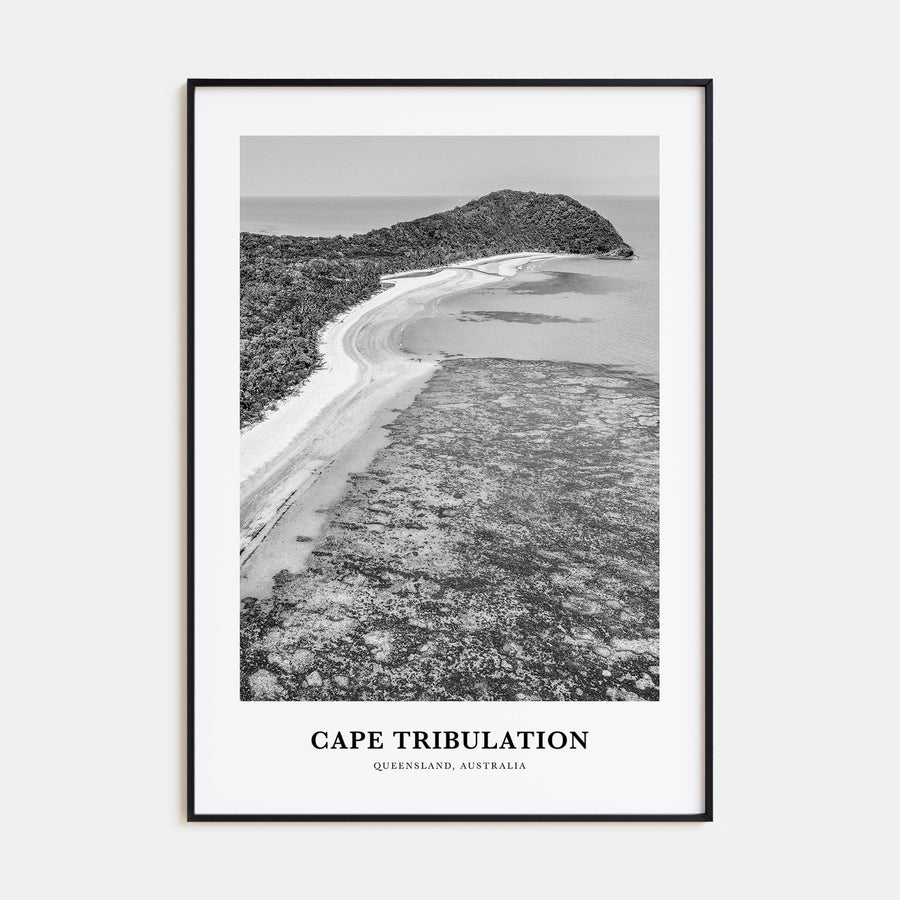Cape Tribulation Portrait B&W Poster