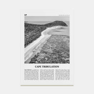 Cape Tribulation Travel B&W Poster
