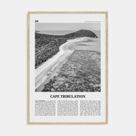 Cape Tribulation Travel B&W Poster
