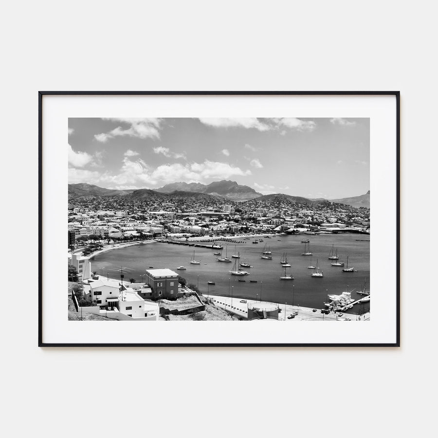 Cape Verde Landscape B&W Poster