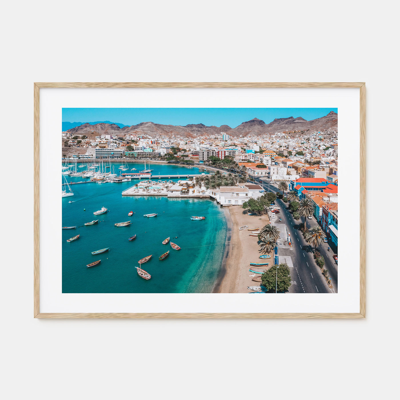 Cape Verde Landscape Color Poster