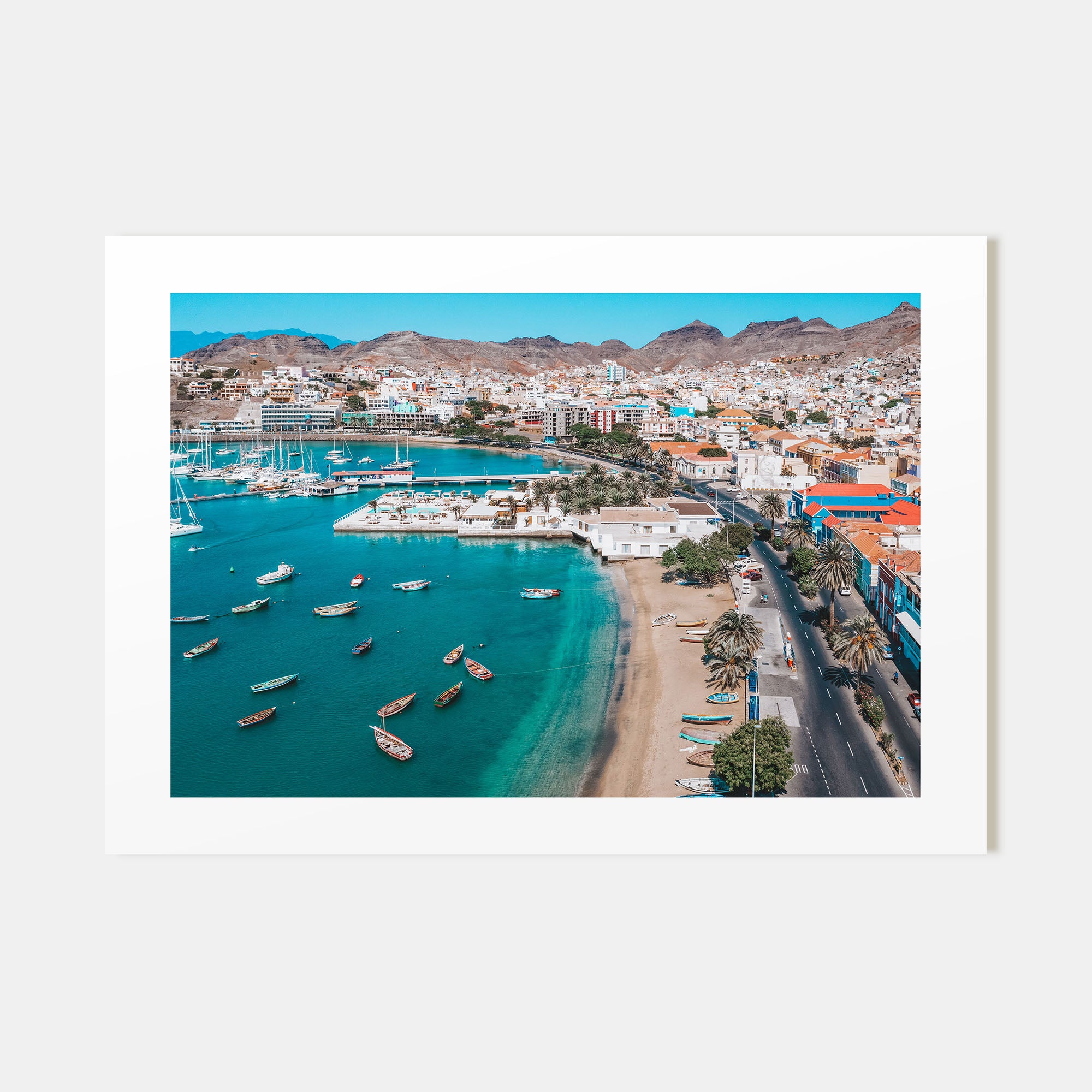 Cape Verde Landscape Color Poster
