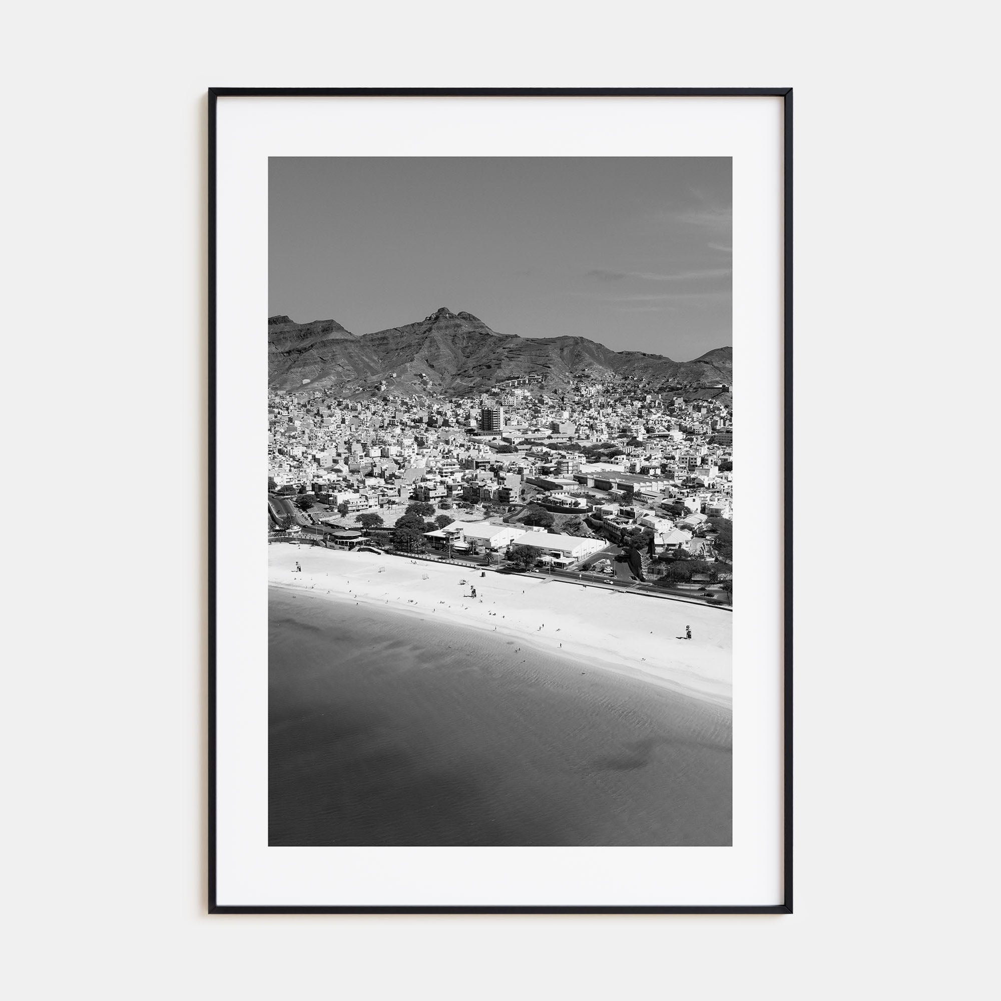 Cape Verde Photo B&W Poster