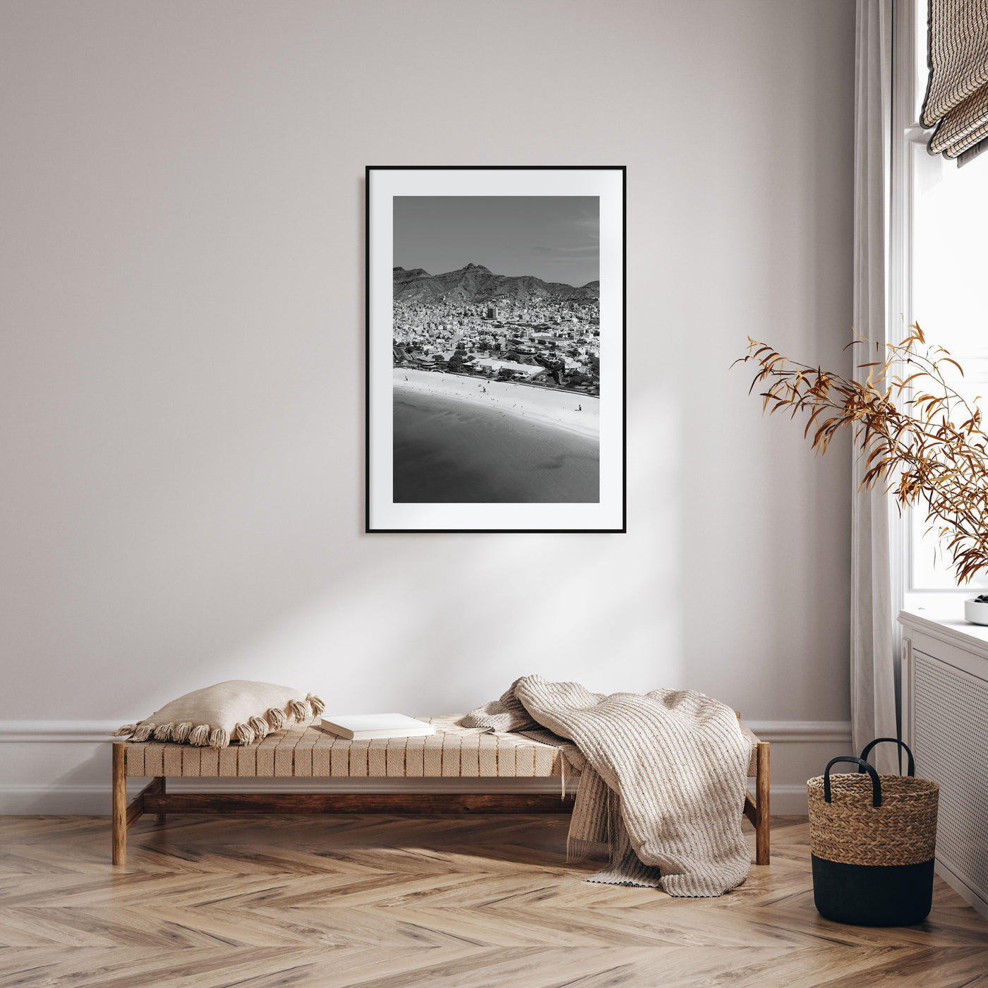 Cape Verde Photo B&W Poster