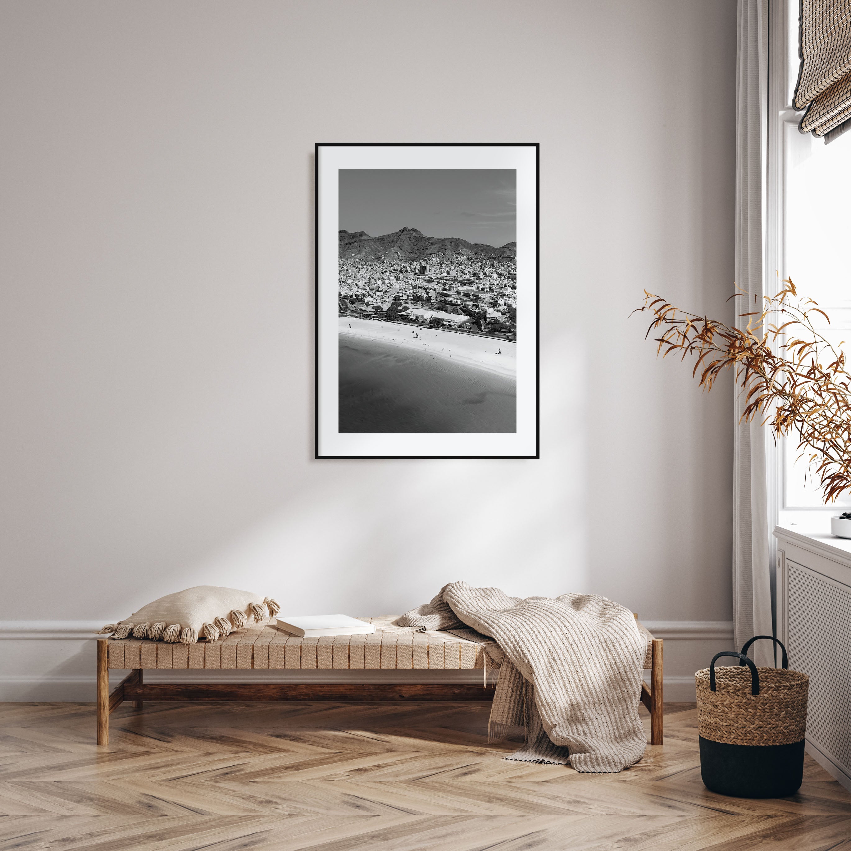 Cape Verde Photo B&W Poster