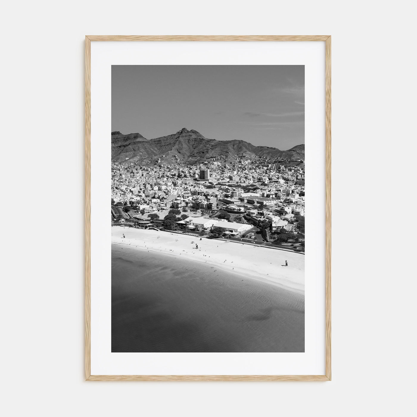 Cape Verde Photo B&W Poster