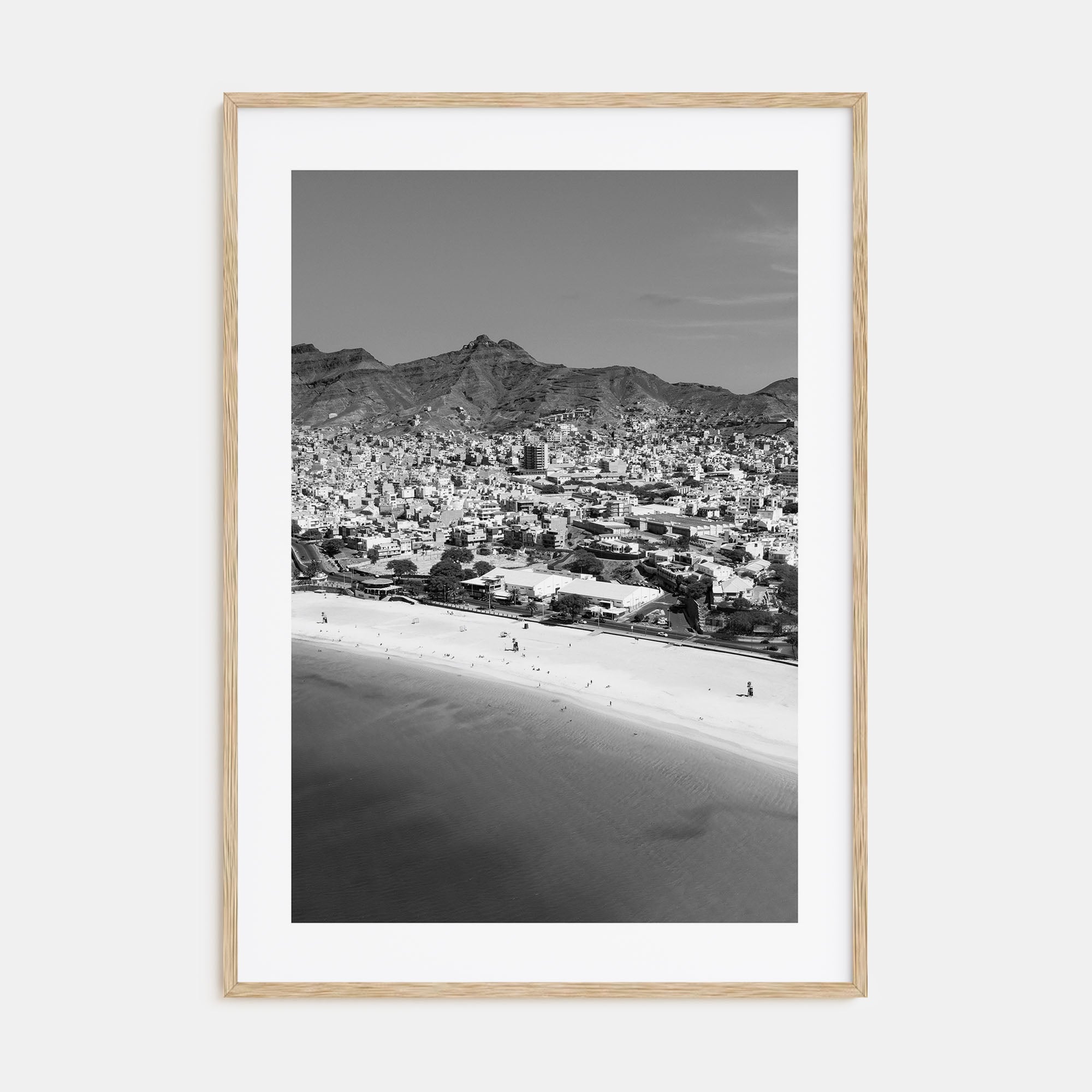 Cape Verde Photo B&W Poster