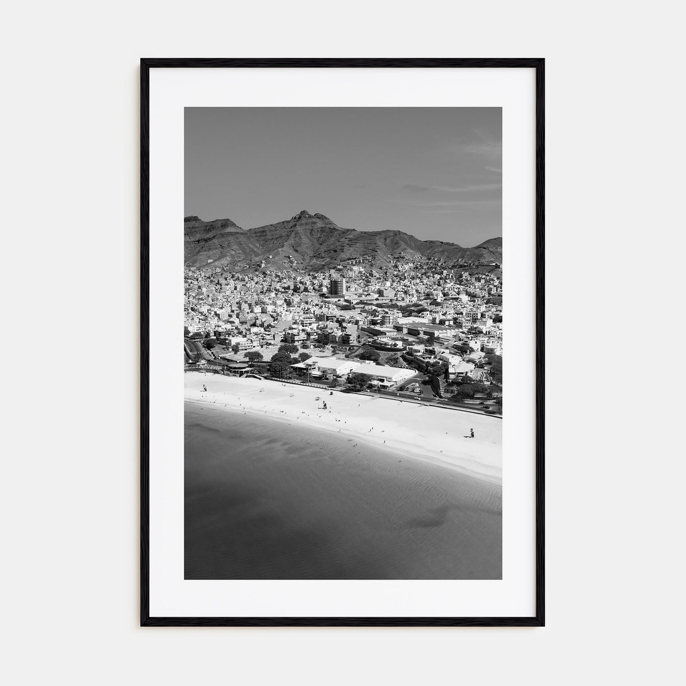 Cape Verde Photo B&W Poster