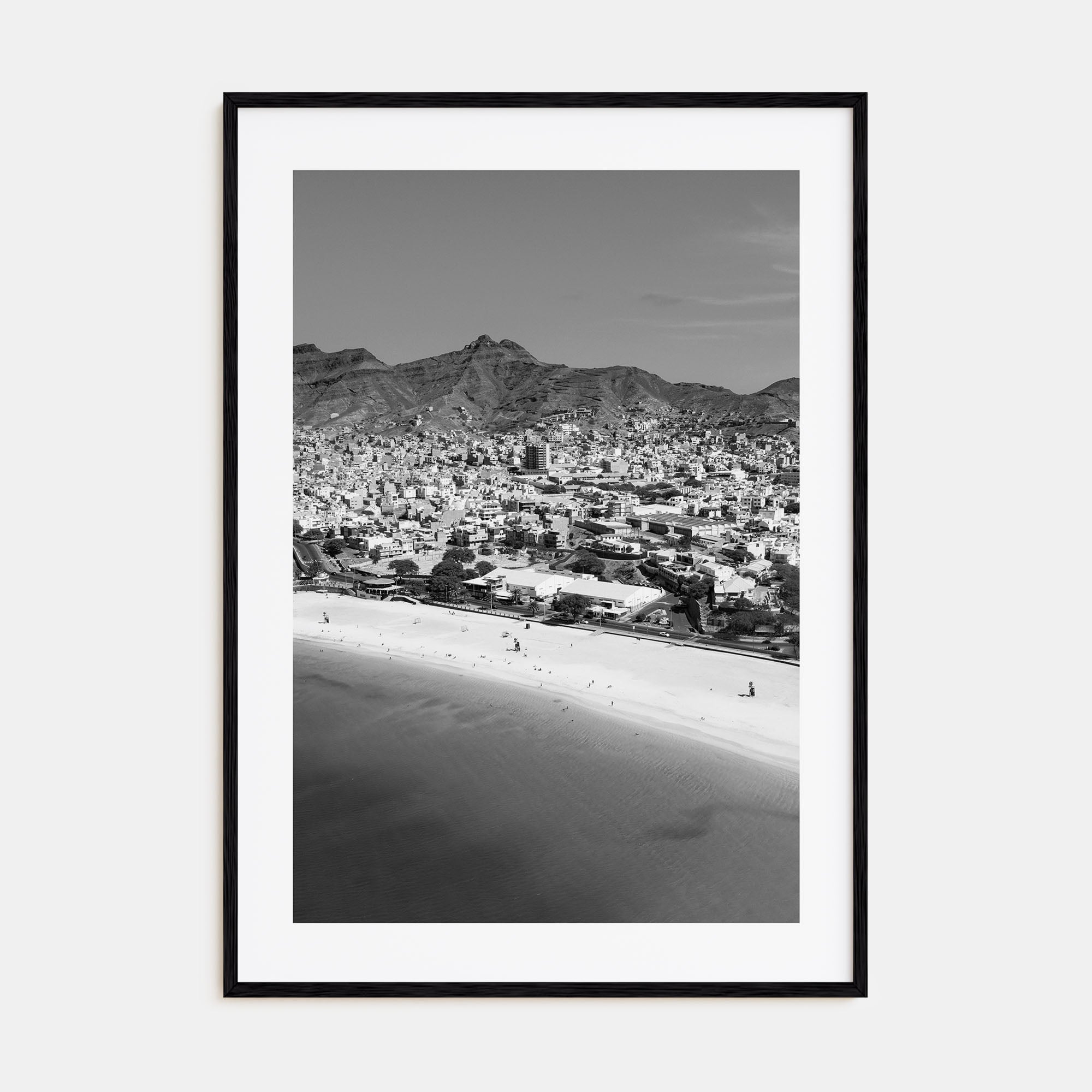 Cape Verde Photo B&W Poster