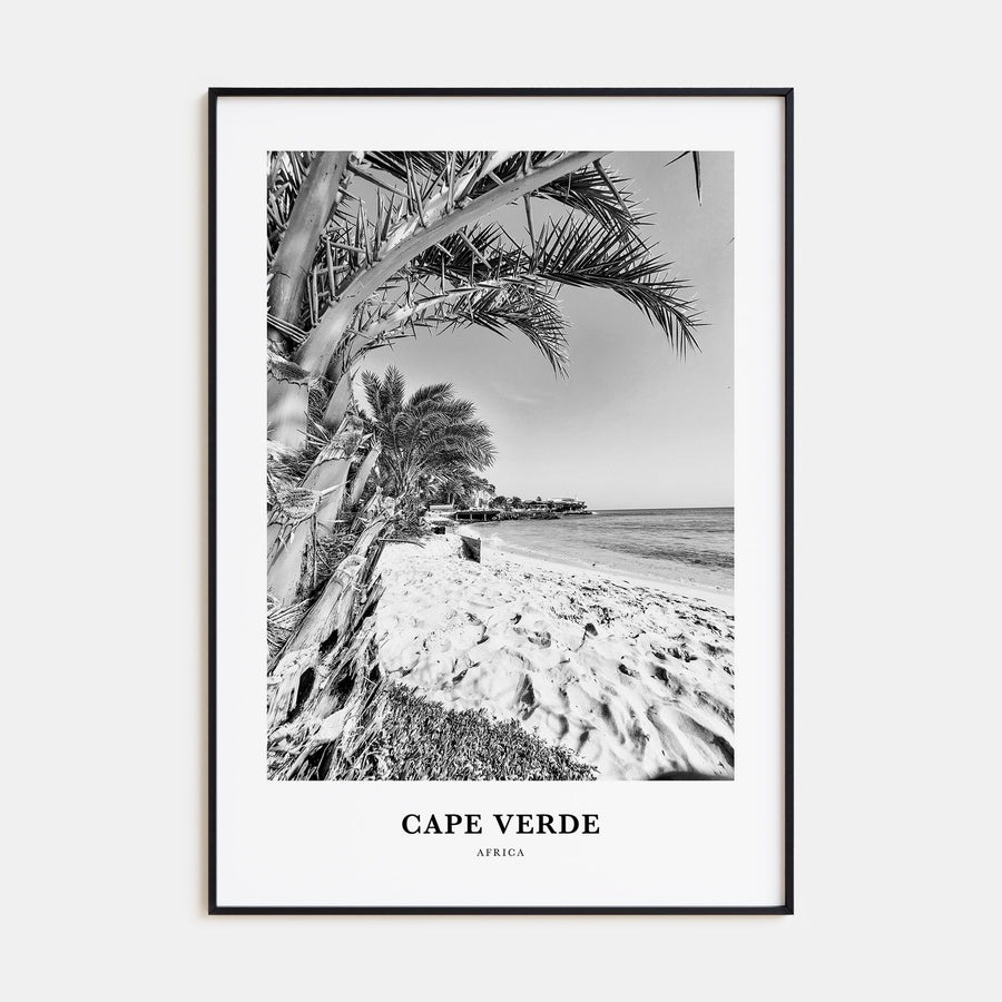 Cape Verde Portrait B&W No 1 Poster