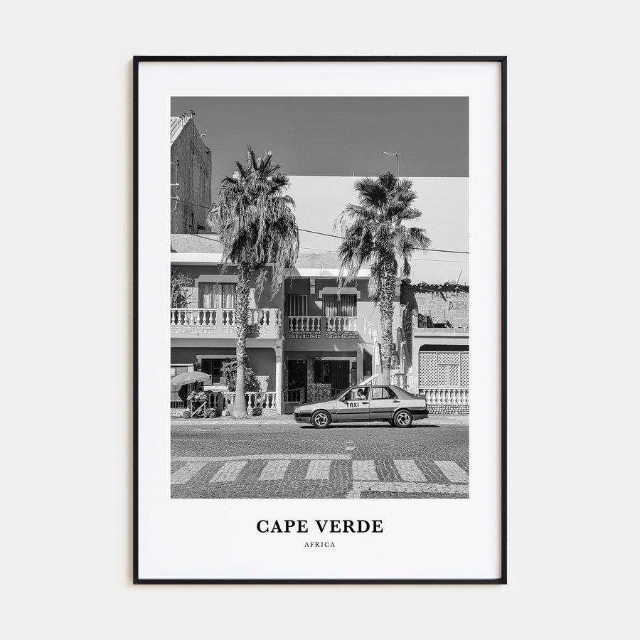 Cape Verde Portrait B&W No 2 Poster