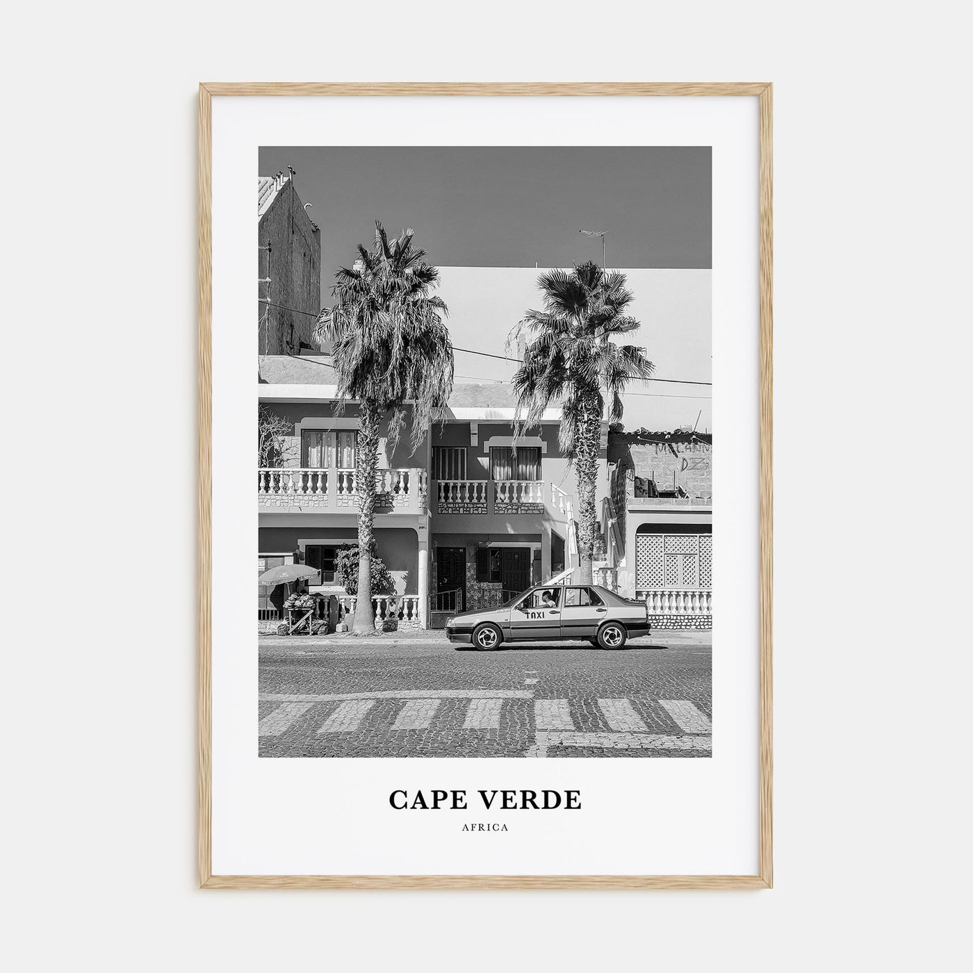 Cape Verde Portrait B&W No 2 Poster
