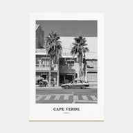 Cape Verde Portrait B&W No 2 Poster