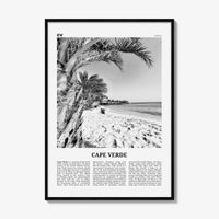 Cape Verde Print Black and White No 1, Cape Verde Wall Art, Cape Verde Poster, Cape Verde Photo, Praia, Cabo Verde, Kabu Verdi, Portugal