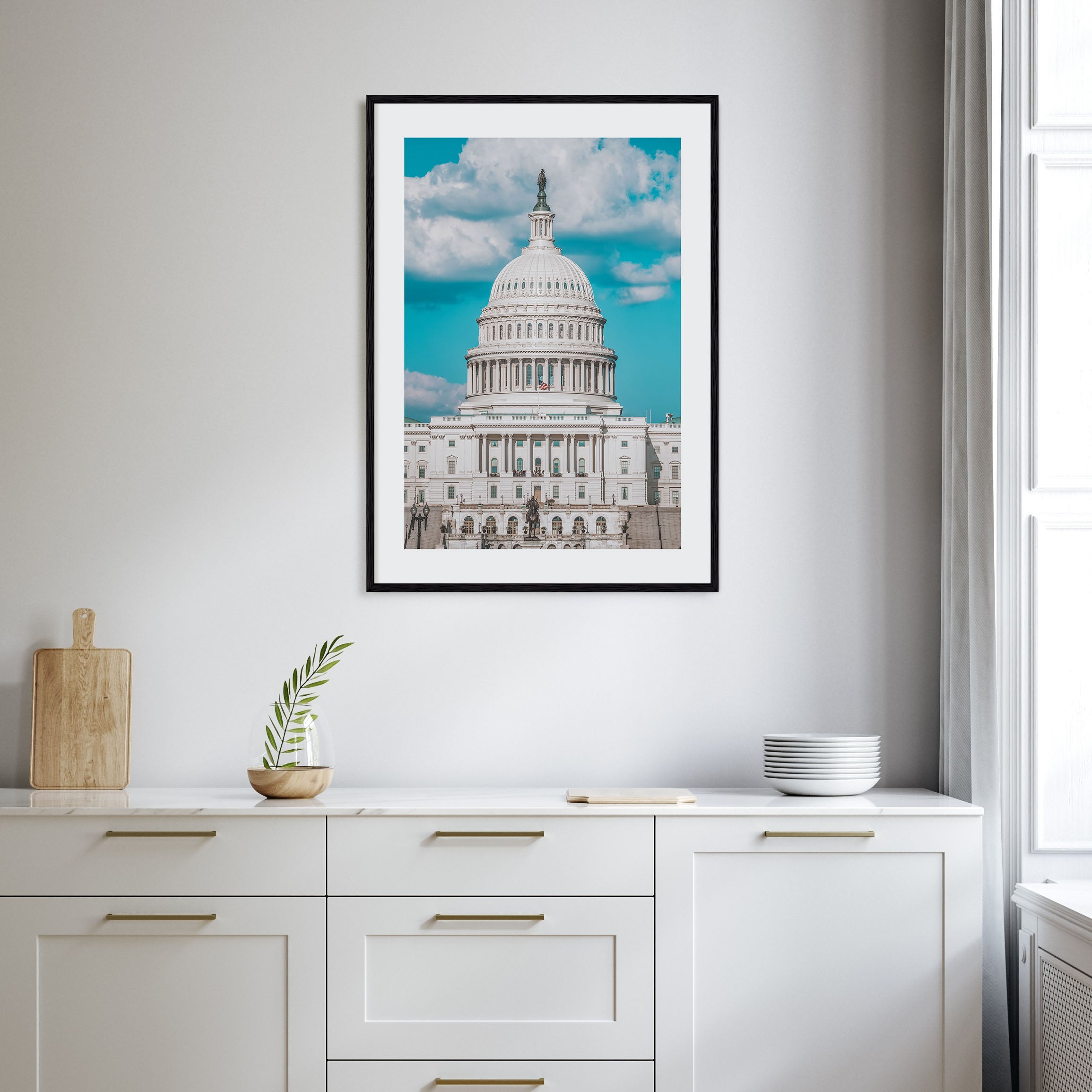 Capitol Hill Photo Color Poster