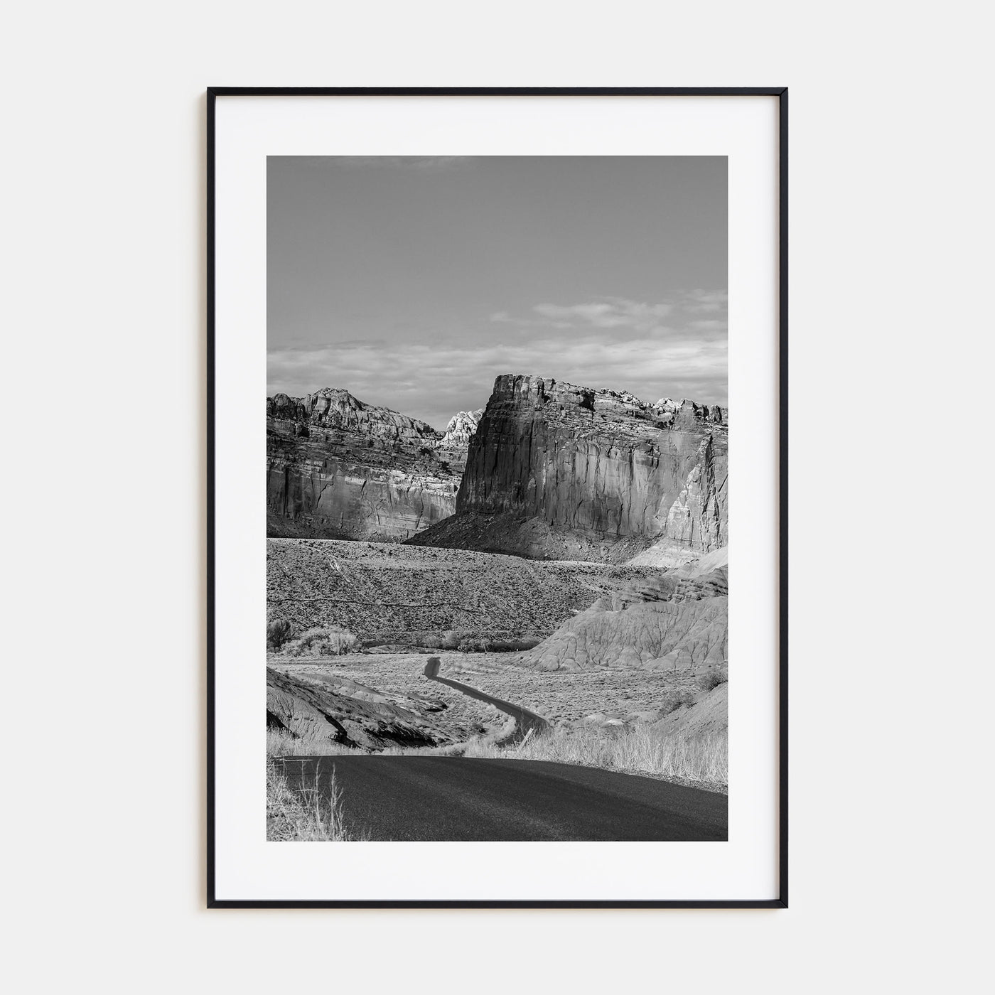 Capitol Reef National Park Photo B&W Poster