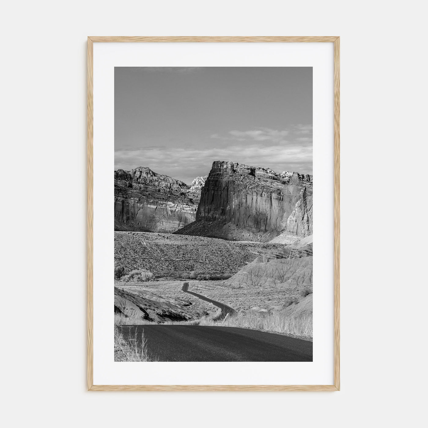 Capitol Reef National Park Photo B&W Poster
