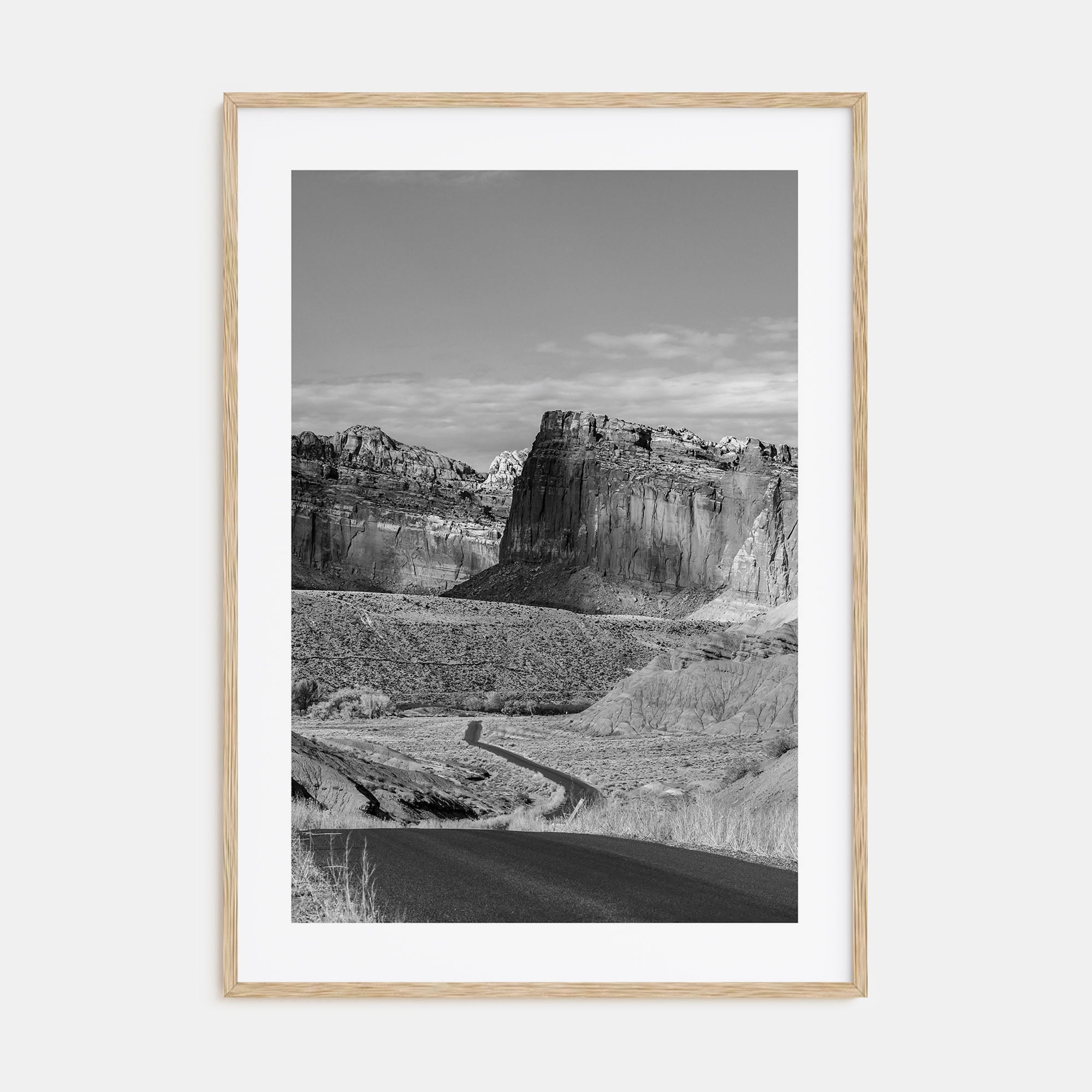 Capitol Reef National Park Photo B&W Poster