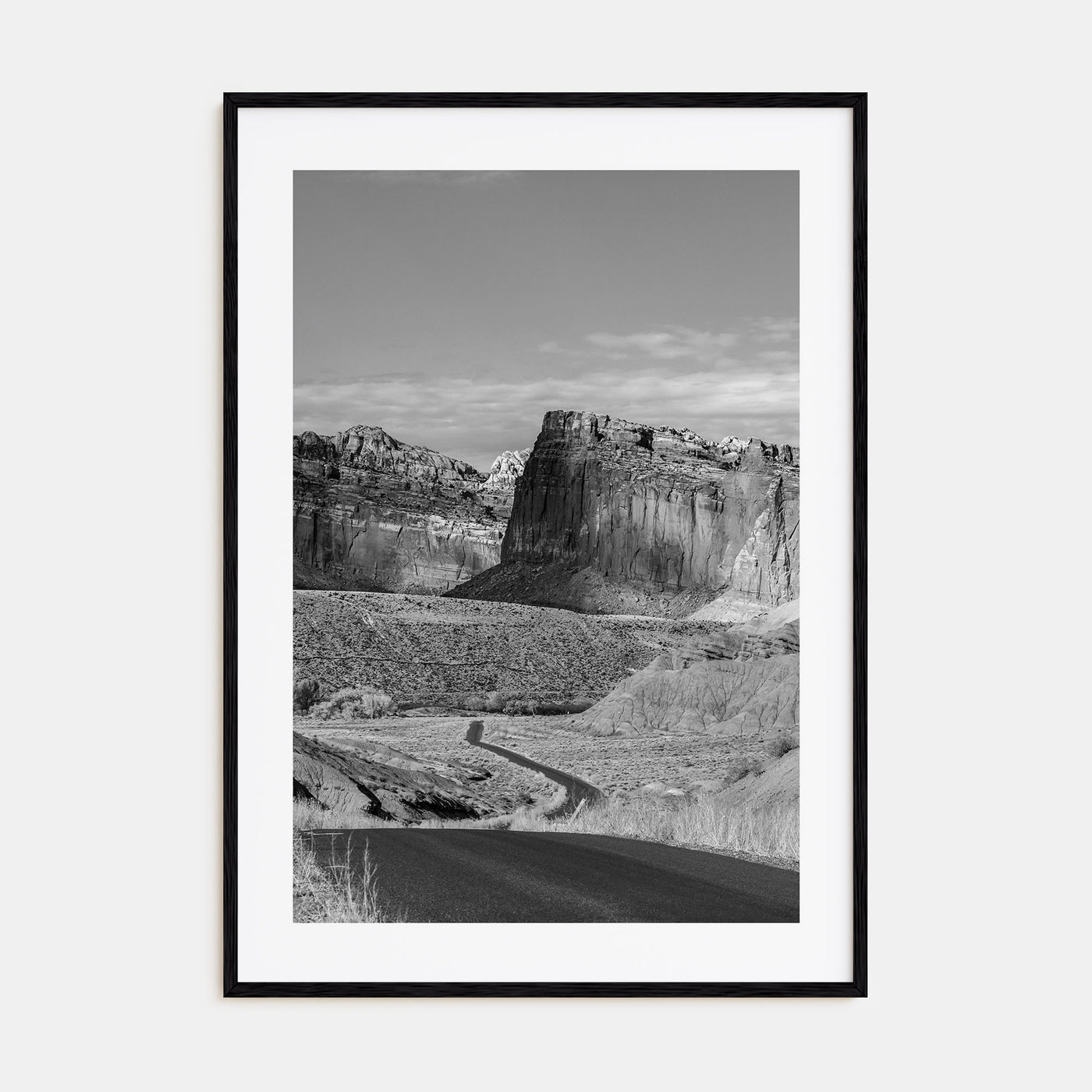 Capitol Reef National Park Photo B&W Poster