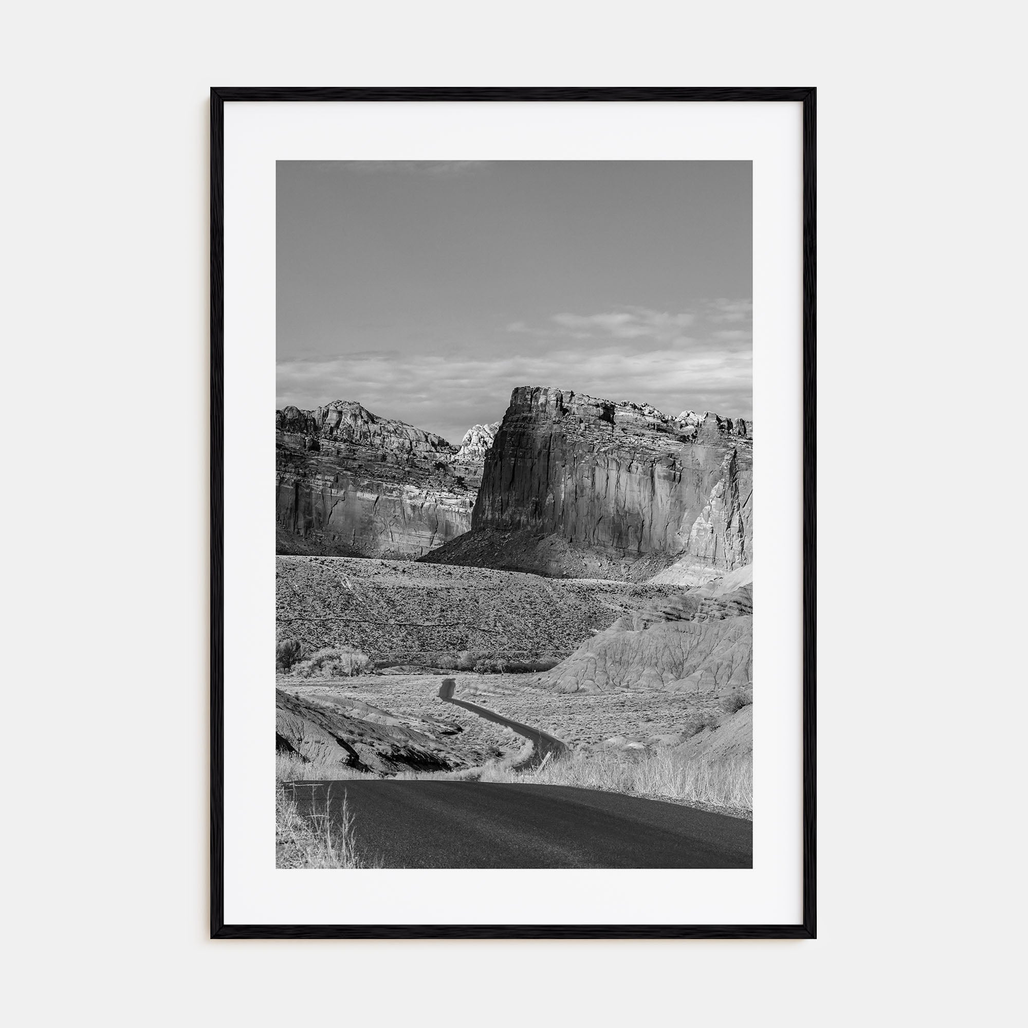 Capitol Reef National Park Photo B&W Poster