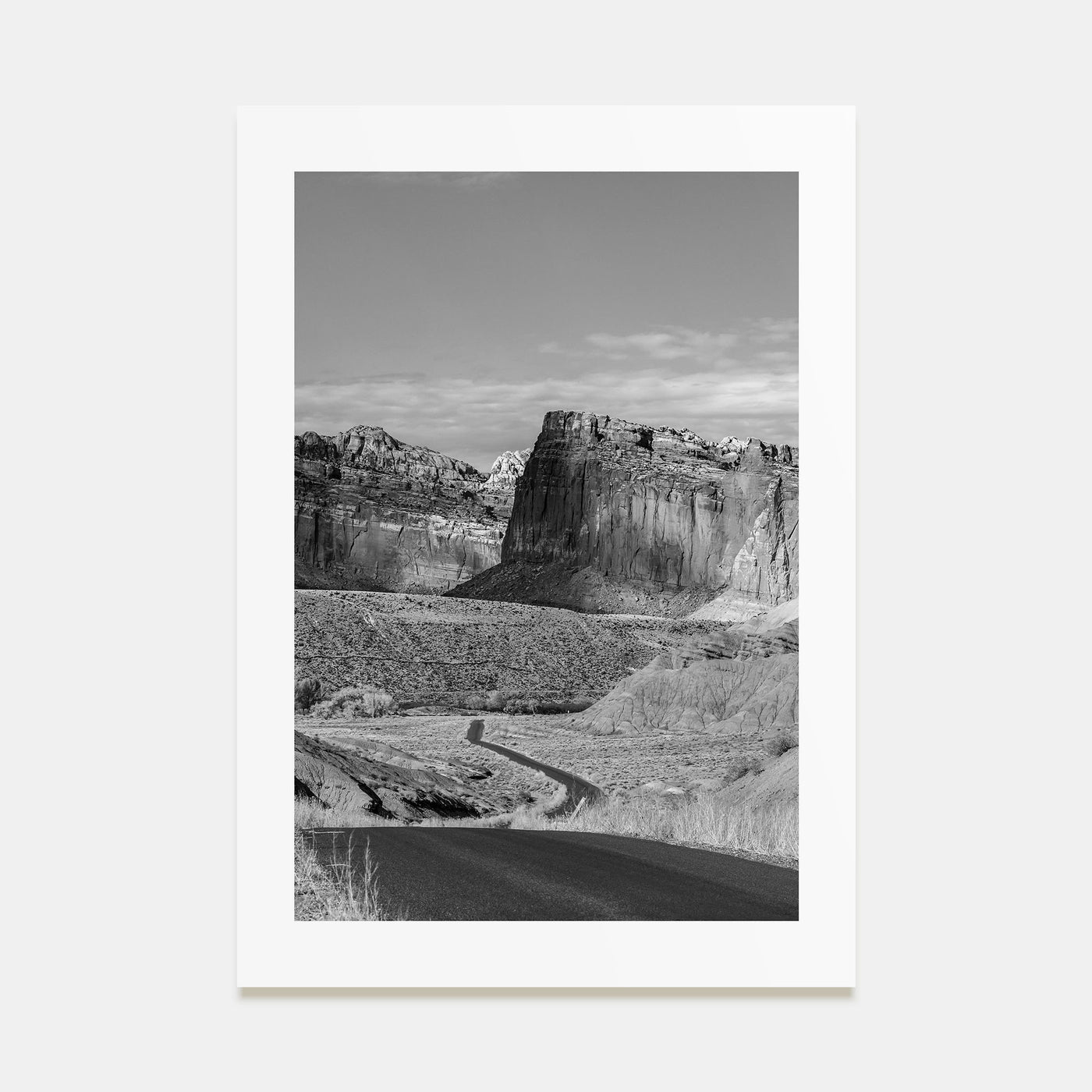 Capitol Reef National Park Photo B&W Poster