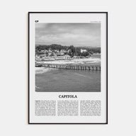 Capitola Travel B&W Poster