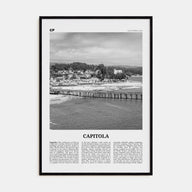 Capitola Travel B&W Poster