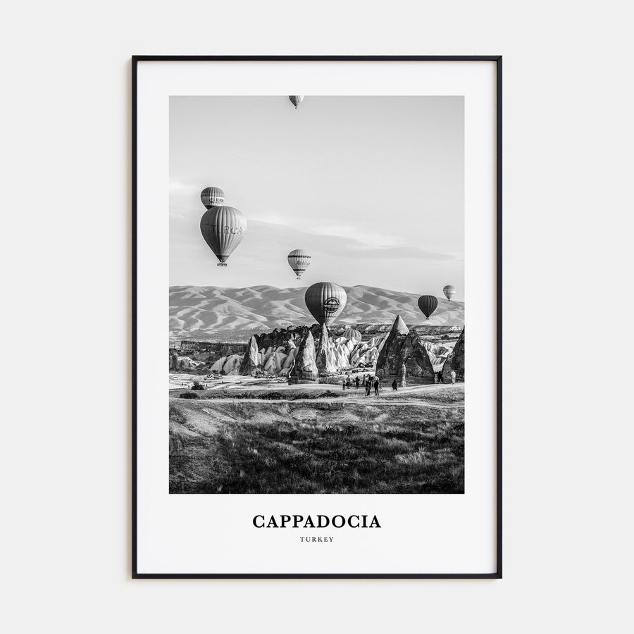 Cappadocia Portrait B&W Poster