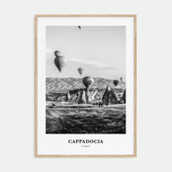 Cappadocia Portrait B&W Poster