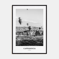 Cappadocia Portrait B&W Poster
