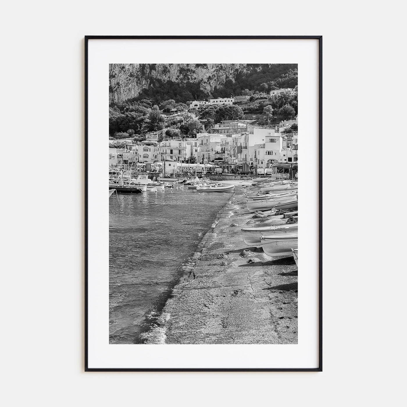 Capri Photo B&W Poster