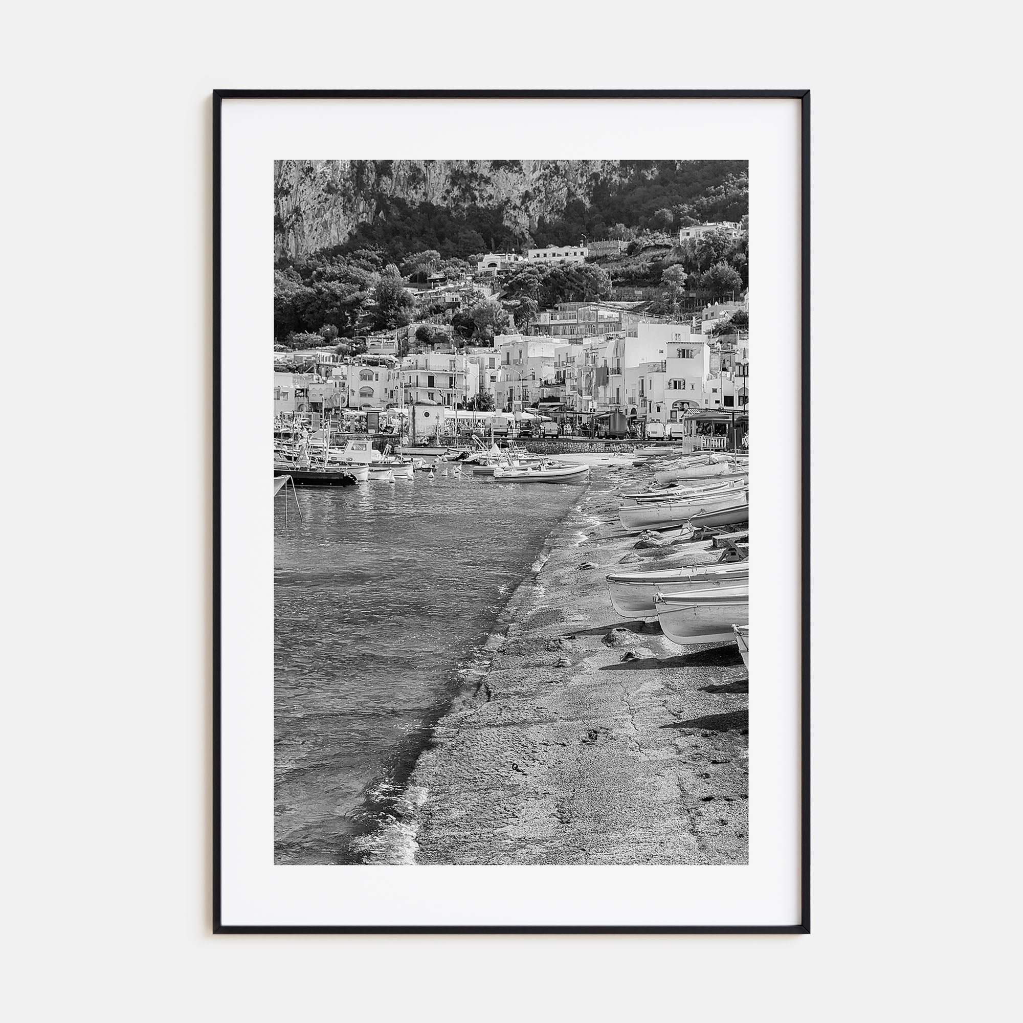 Capri Photo B&W Poster