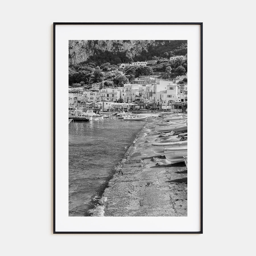Capri Photo B&W Poster