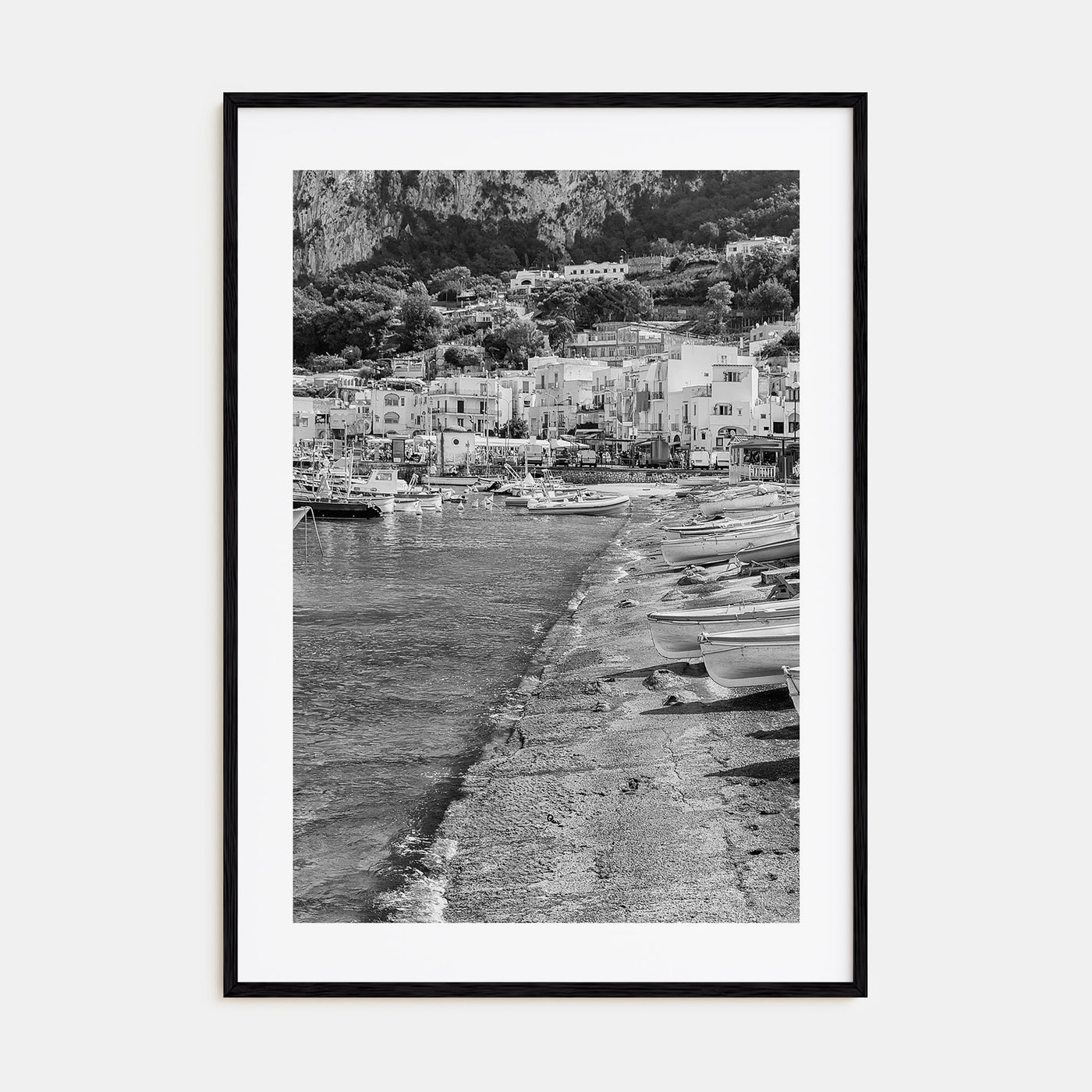 Capri Photo B&W Poster
