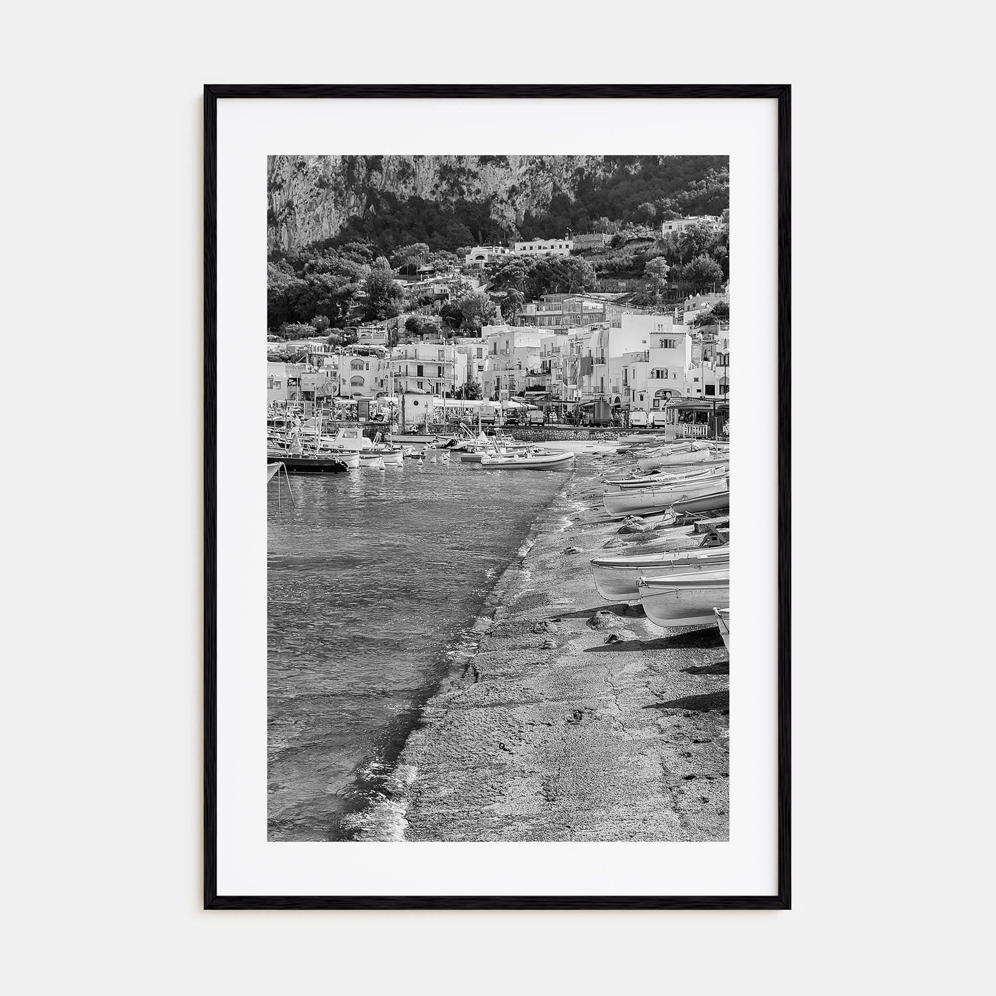 Capri Photo B&W Poster