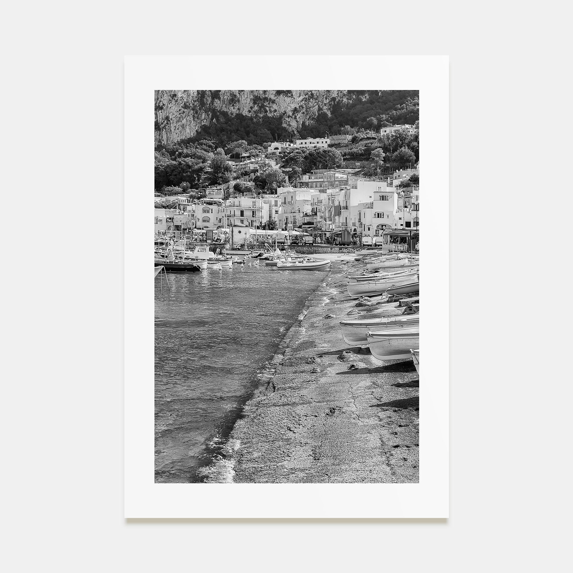 Capri Photo B&W Poster