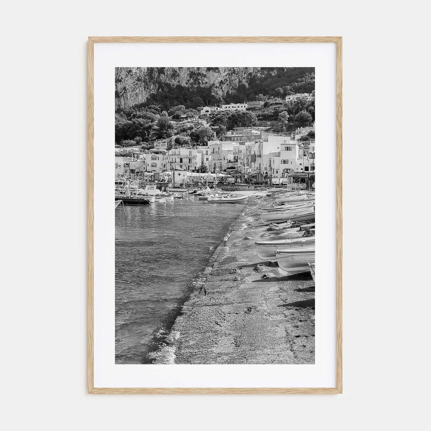 Capri Photo B&W Poster