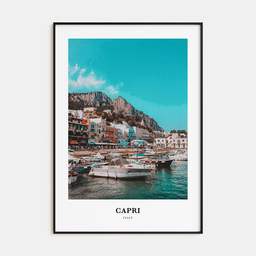 Capri Portrait Color Poster