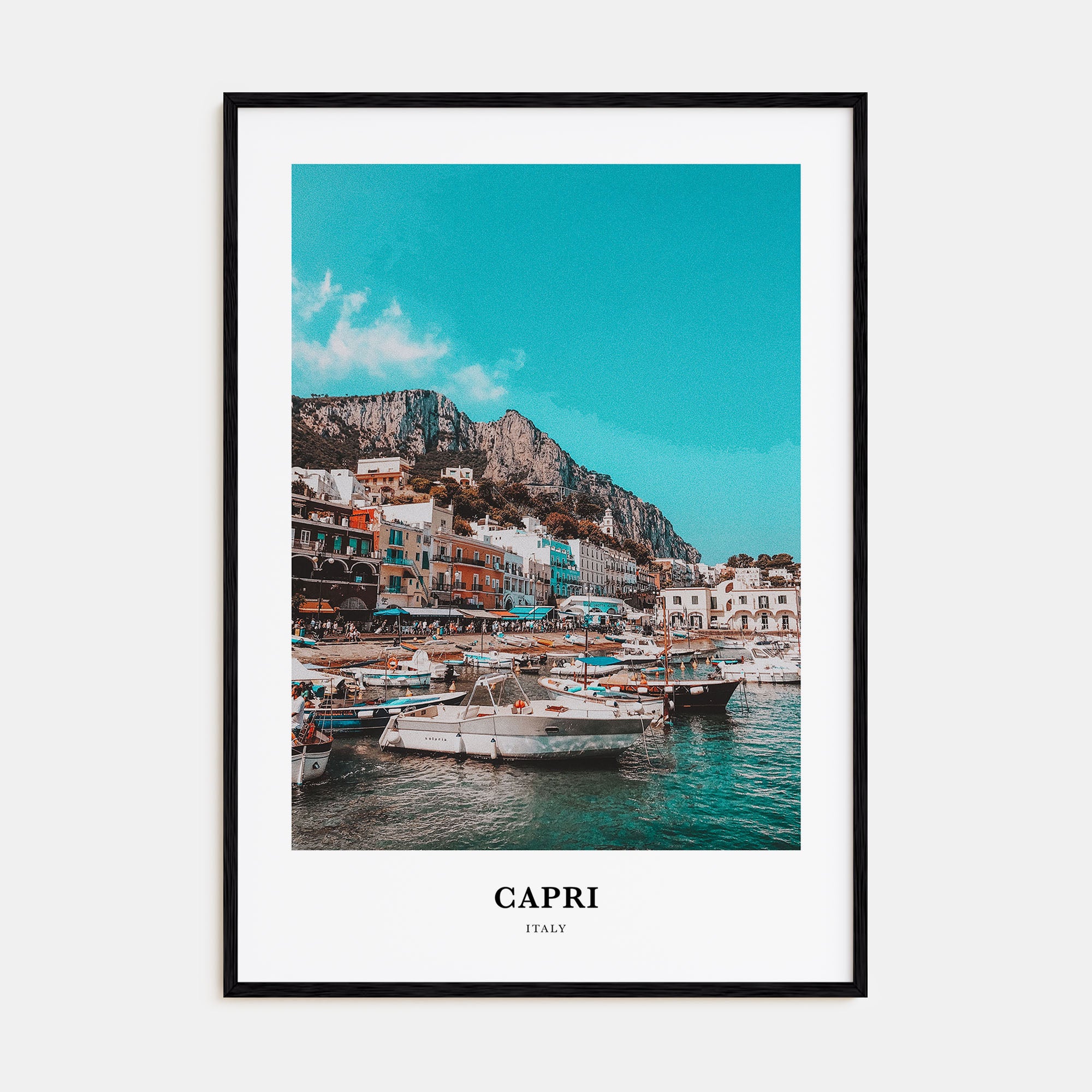 Capri Portrait Color Poster