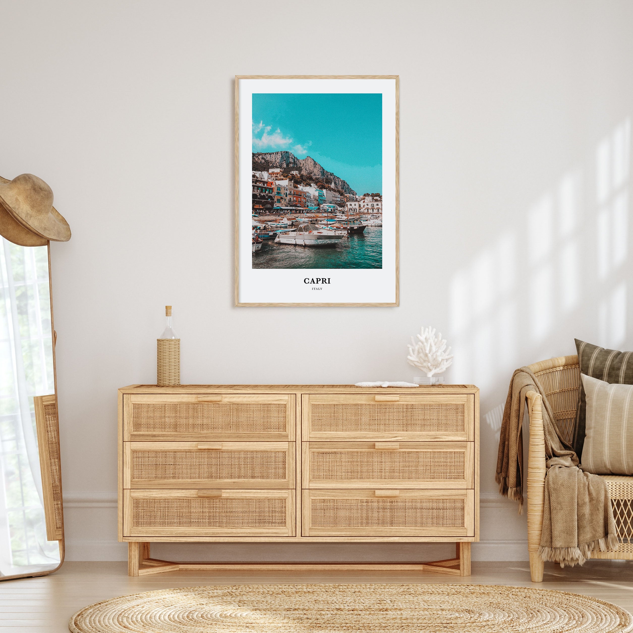 Capri Portrait Color Poster