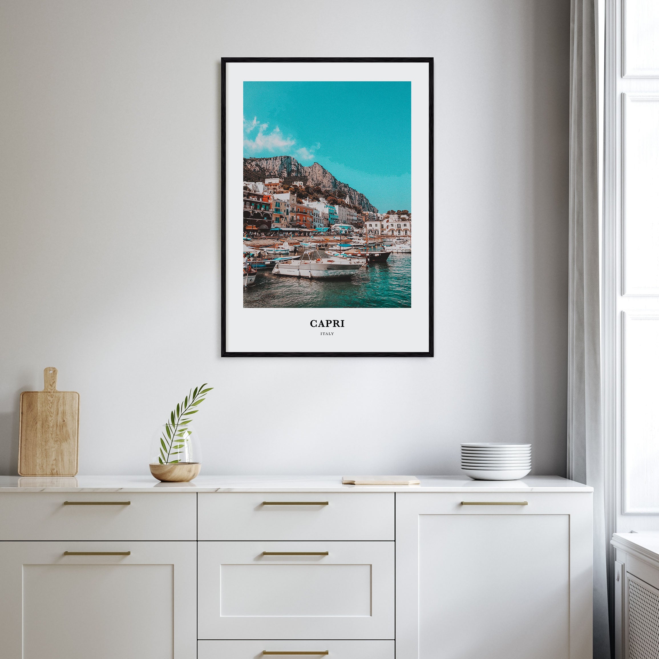 Capri Portrait Color Poster