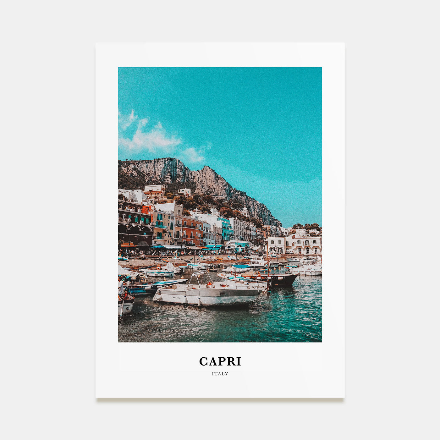 Capri Portrait Color Poster